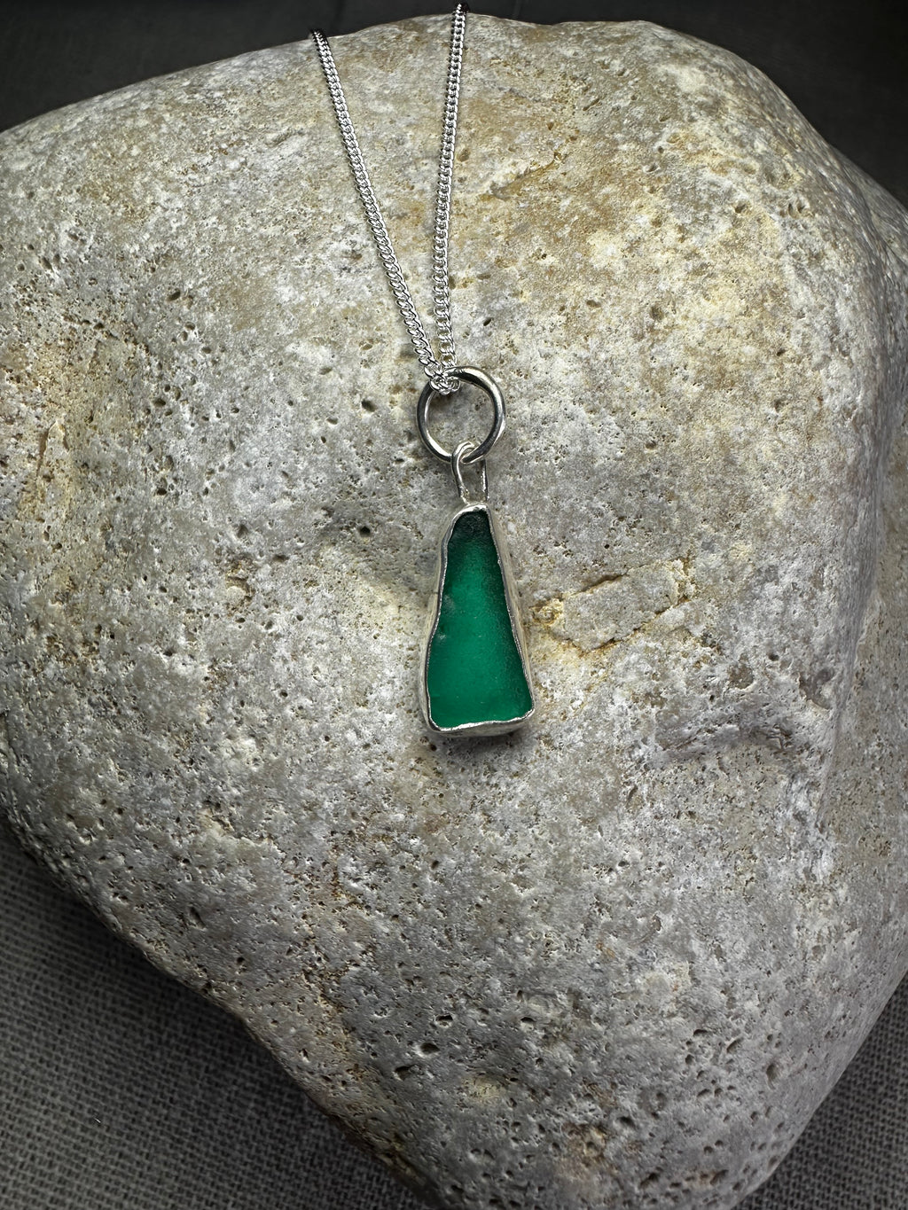 COLGANTE DE CRISTAL MARINO VERDE ESMERALDA