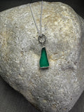 COLGANTE DE CRISTAL MARINO VERDE ESMERALDA