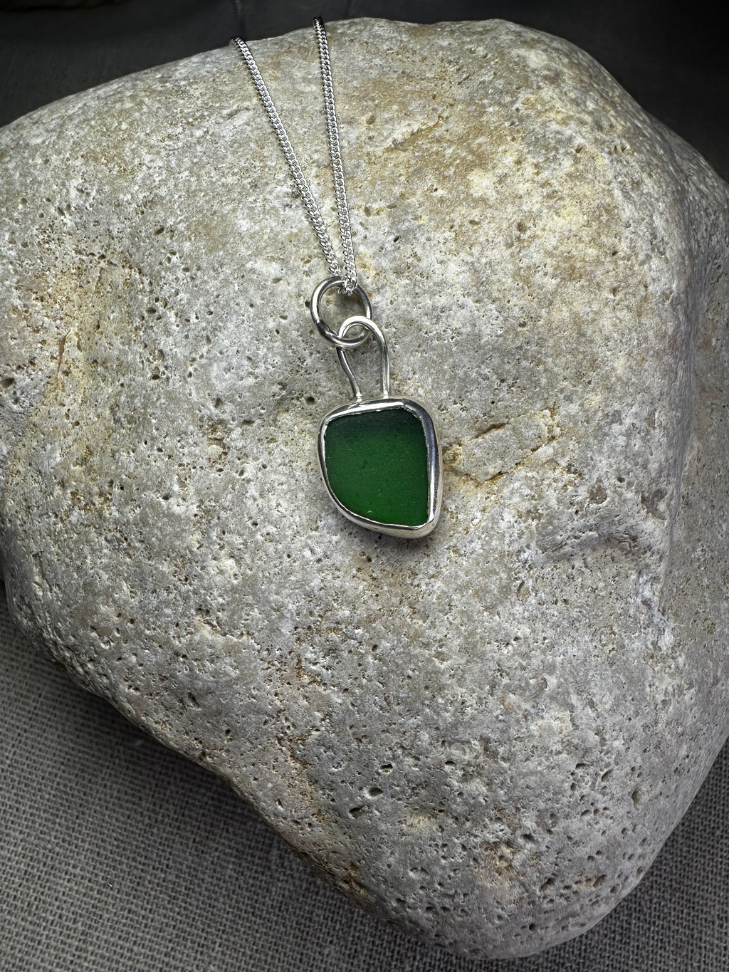 COLGANTE DE CRISTAL MARINO VERDE BOSQUE