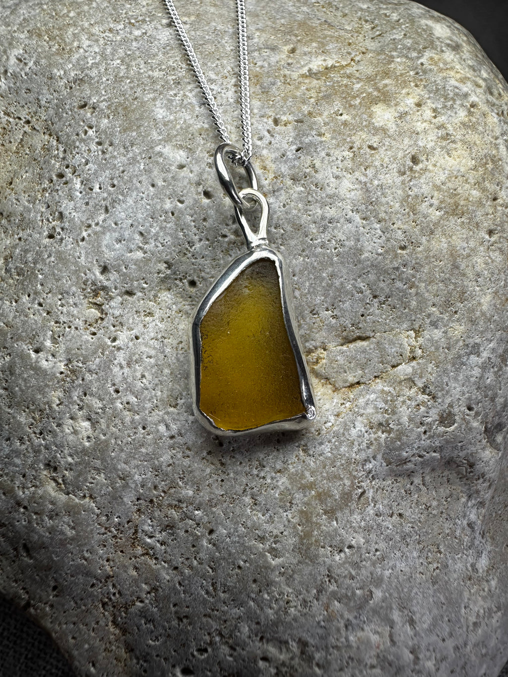 COLGANTE DE CRISTAL MARINO AMARILLO ÁMBAR