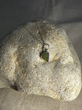 COLGANTE DE VIDRIO MARINO VERDE OSCURO