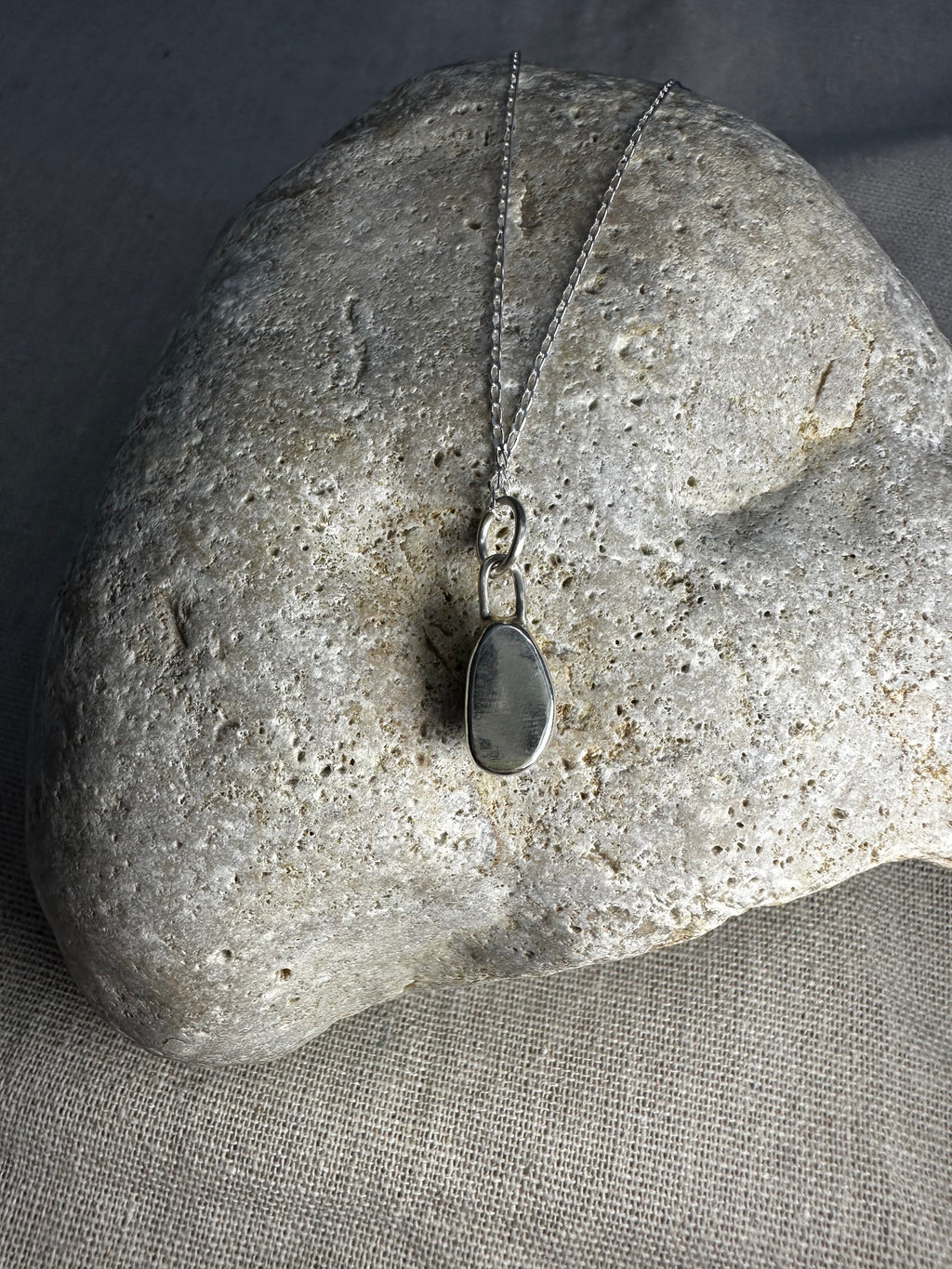 COLGANTE DE VIDRIO MARINO AZUL VERDOSO