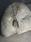 COLGANTE DE VIDRIO MARINO AGUAMARINA