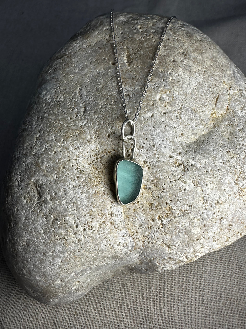 COLGANTE DE VIDRIO MARINO TURQUESA