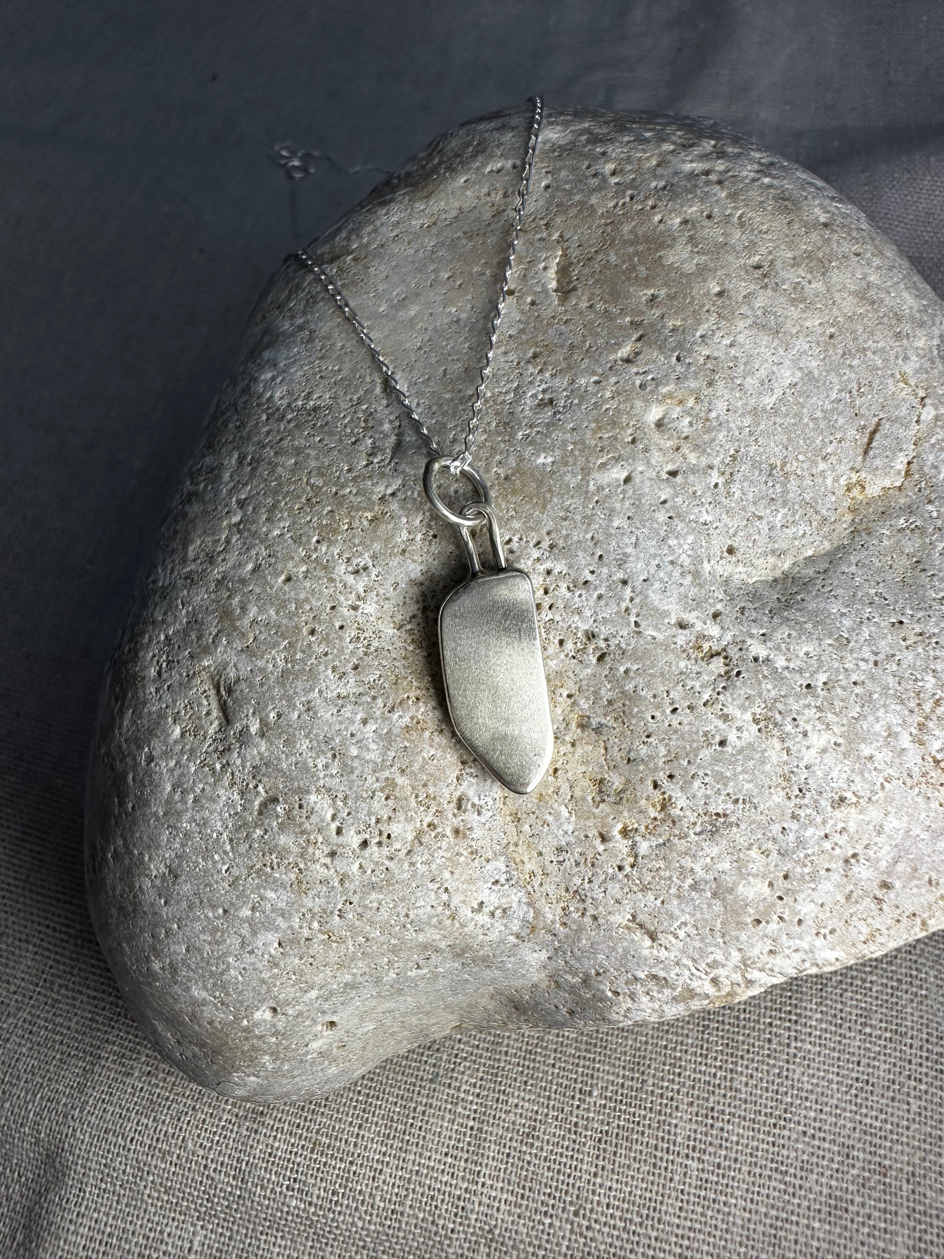 COLGANTE DE VIDRIO MARINO VERDE EUCALIPTO