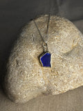 COLGANTE DE VIDRIO MARINO AZUL COBALTO