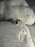 ANILLO DE VIDRIO MARINO ÁMBAR TOSTADO