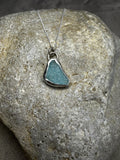 COLGANTE DE VIDRIO MARINO MILKY AZUL