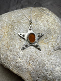 COLGANTE ESTRELLA DE MAR ÁMBAR